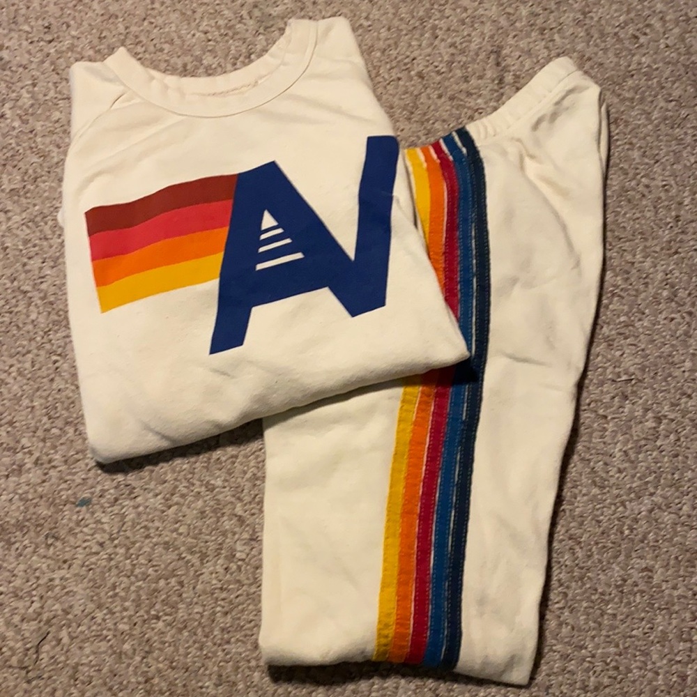 Aviator Nation rainbow Cream set